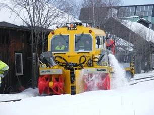 Zaugg snøfres jernbane