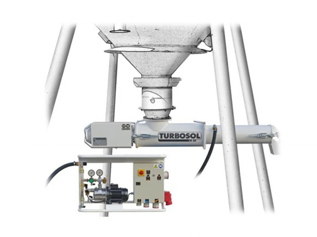 TURBOMIX M55 Automatisk kontinuerlig blandemaskin for ferdigblandet mørtel fra siloer
